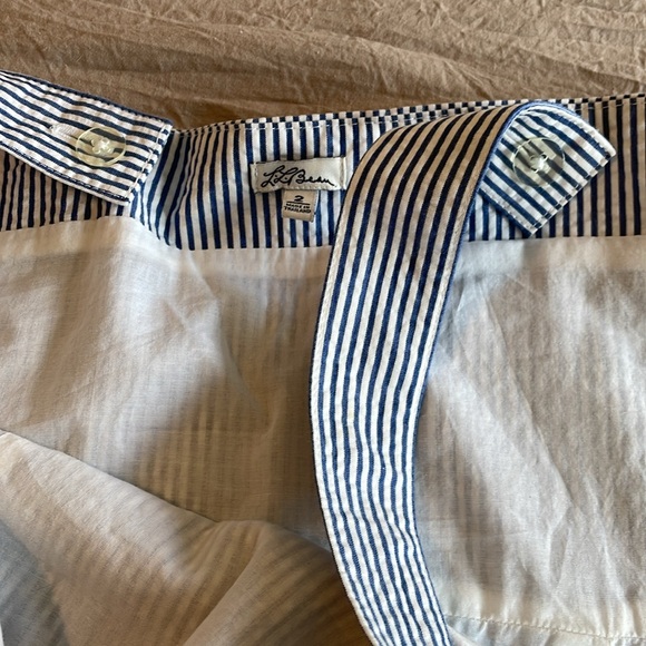 LLBean blue and white summer dress! - Picture 2 of 3